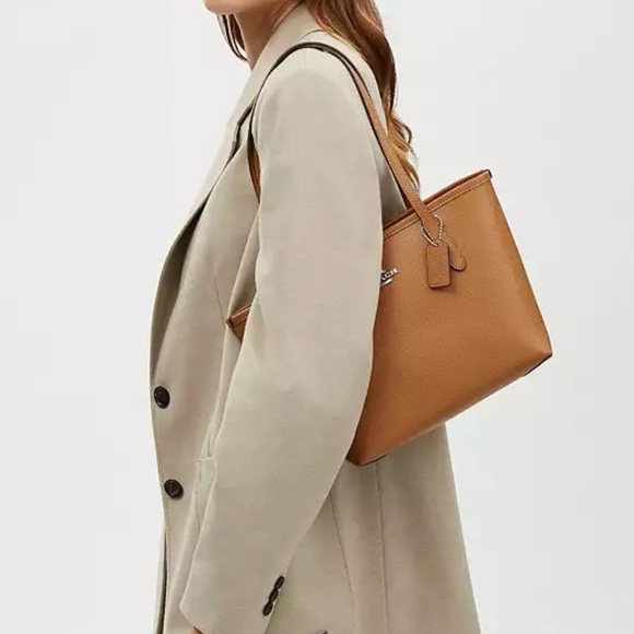 Coach Small City Tote - Picture 2 of 14